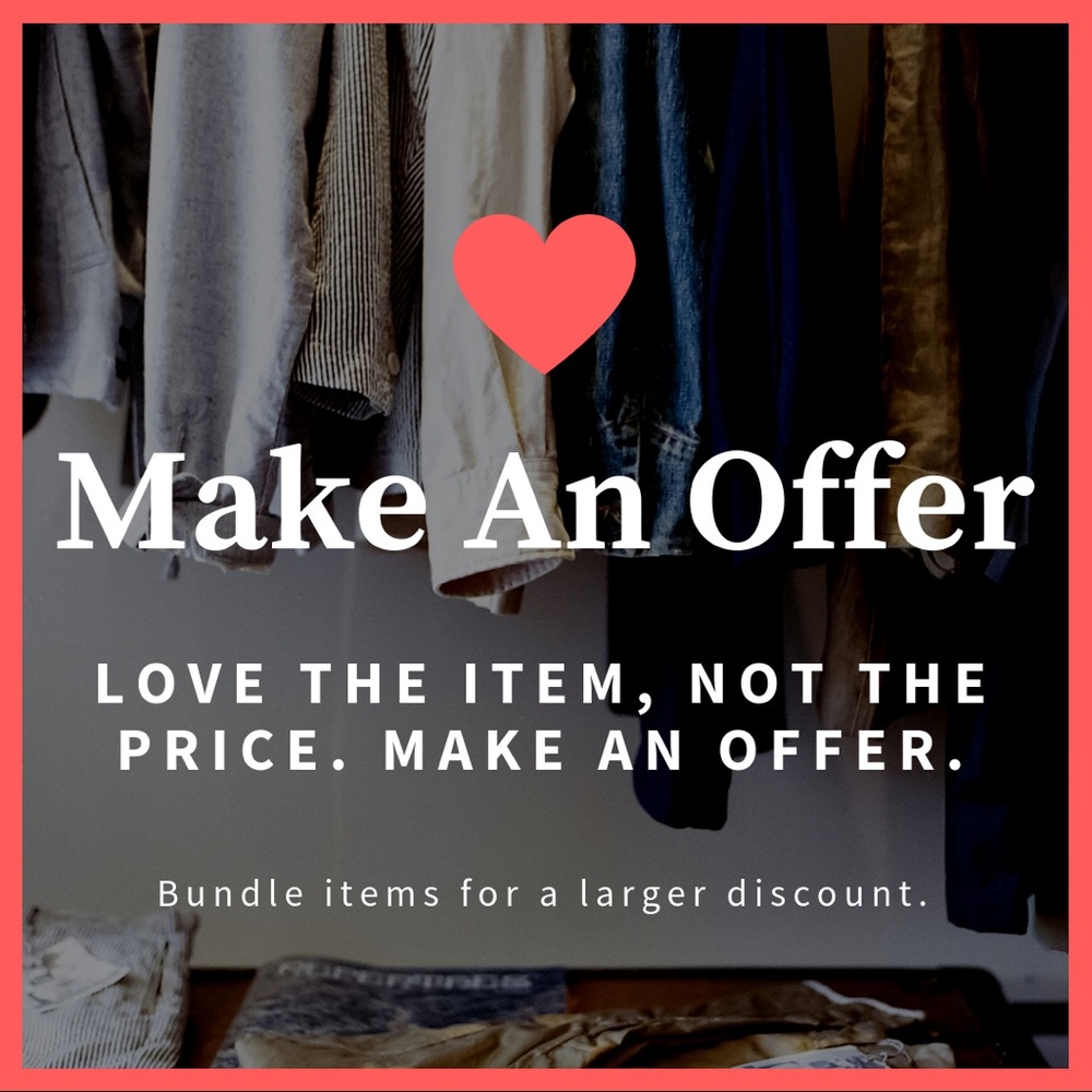 Love the item, not the price? Make an offer!